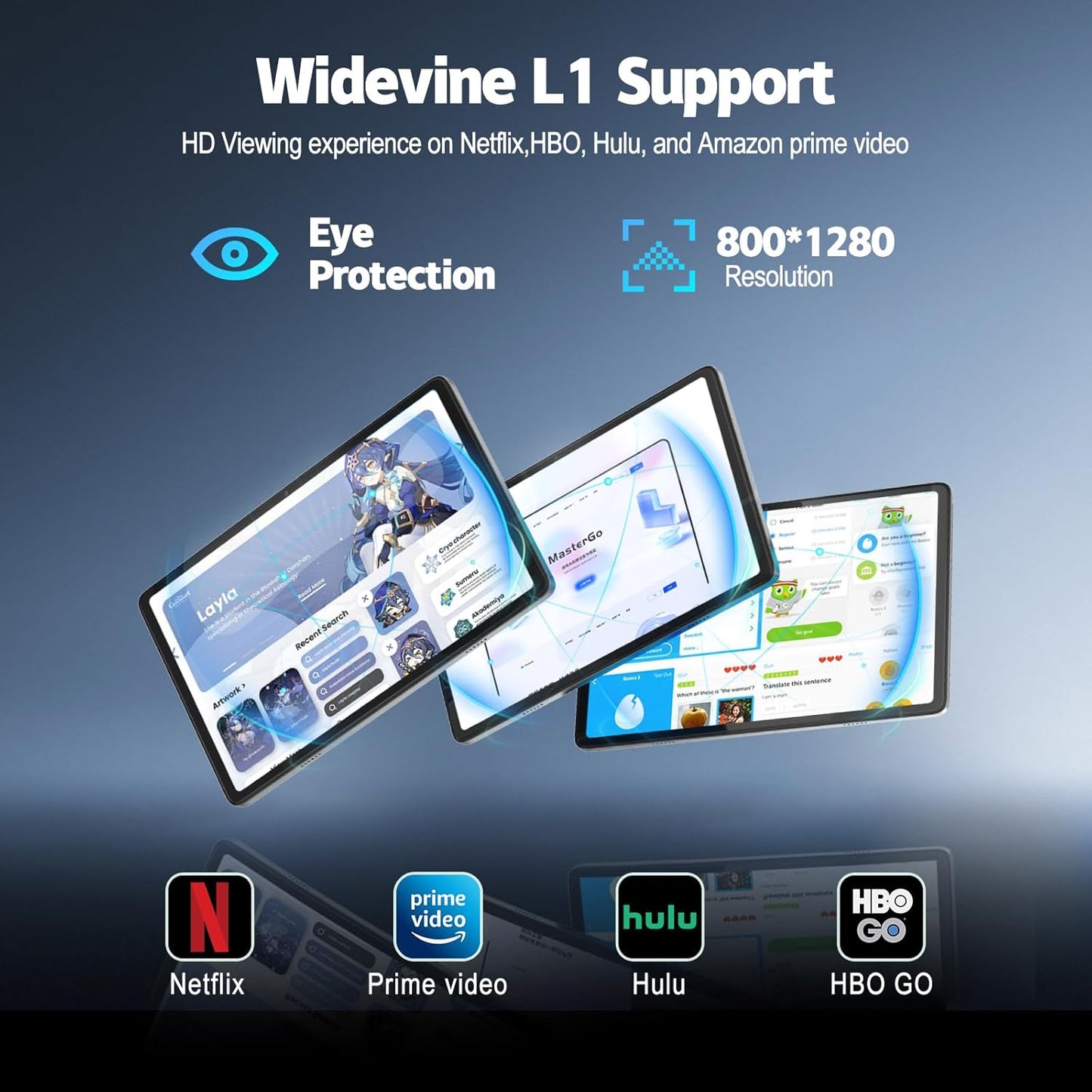 10 inch Tablet, Android 14 Tablet, 8GB RAM 128GB ROM 1TB Expansion, Octa-core Processor, 1280x800 HD Touch Screen, 5MP+8MP Dual Camera, WiFi 6, BT 5.0, 6000mAh Battery & Quad Speakers, Metal Grey